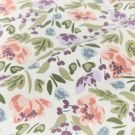 Sweat/french terry blumen offwhite