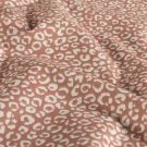 Baumwolle popeline leopard lachs