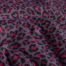 Baumwolle popeline leopard lila