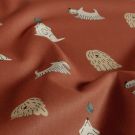 Baumwolle popeline hunde rot