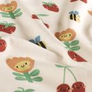 Baumwolle popeline obst offwhite