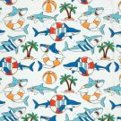 Baumwolljersey haie offwhite