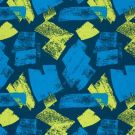 Baumwolljersey abstrakt marine