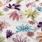 Baumwolljersey blumen offwhite