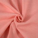50x70 cm bündchenstoff gestreift 1mm koralle