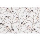 Baumwolljersey digitaldruck kohlmeise offwhite