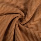 Waffeljersey jersey rotbraun blooming fabrics