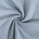 Waffeljersey jersey hellgrau blooming fabrics