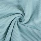Waffeljersey jersey mint blooming fabrics
