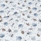 100x150 cm baumwolljersey digitaldruck muscheln offwhite blooming fabrics