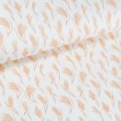 100x150 cm baumwolljersey digitaldruck flauschige zweige offwhite bloomingfabrics