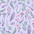 100x150 cm baumwolljersey digitaldruck blumen lavendel blooming fabrics