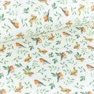 100x150 cm baumwolljersey digitaldruck rotkehlchen offwhite blooming fabrics