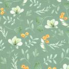 Baumwolljersey digitaldruck blumen altgrün blooming fabrics