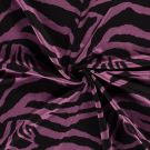 Jersey stoff discharge bedruckt tiere violett