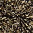 Jersey stoff discharge bedruckt blume grün