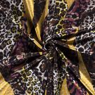 Jersey stoff discharge bedruckt tiger marine