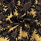 Jersey stoff discharge bedruckt blume ocker