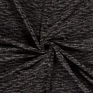 Jersey stoff discharge streifen schwarz