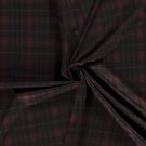 Punta di roma stoff bedruckt tartan rot
