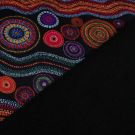 Softshell digitaldruck mandalas multicolor/schwarz