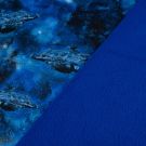 Softshell digitaldruck raumschiffe blau