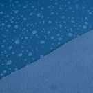 Softshell digitaldruck tropfen stahlblau