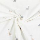 Baumwolljersey giraffen offwhite