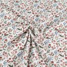 Baumwolljersey blumen offwhite