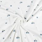 Baumwolljersey beeren offwhite