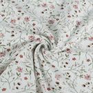 Baumwolljersey blumen offwhite