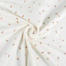 Baumwolljersey striche offwhite