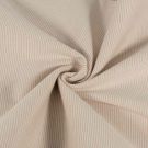Bündchenstoff gestreift 1mm hellrosa/offwhite