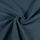 Ottoman ripp-jersey uni indigo
