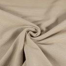 Ottoman ripp-jersey uni beige