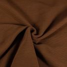 Ottoman ripp-jersey uni braun