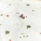Baumwolljersey bäume offwhite