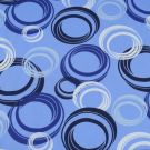 Baumwolljersey abstrakte kreise hellblau