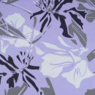 Baumwolljersey abstrakte blumen lila