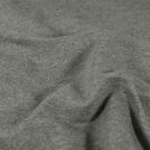 French terry light melange dunkelgrau