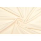 Baumwolljersey velvet touch uni creme