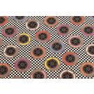 100x150 cm baumwolljersey reifen auf finish fahne schwarz/weiß/multicolor