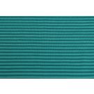 50x70 cm bündchenstoff gestreift 4mm petrol/mint