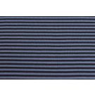 50x70 cm bündchenstoff gestreift 4mm marine/stahlblau