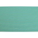 50x70 cm bündchenstoff gestreift 4mm mint/light mint