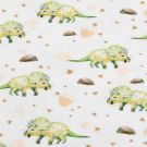 100x150 cm bloomingfabrics baumwolljersey triceratops & paws 