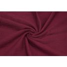 100x130 cm baumwoll musselin uni weinrot