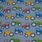 100x150 cm baumwolljersey traktoren grau