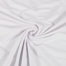 Viskosejersey uni weiss