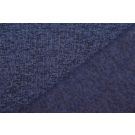 Strickfleece meliert stahlblau